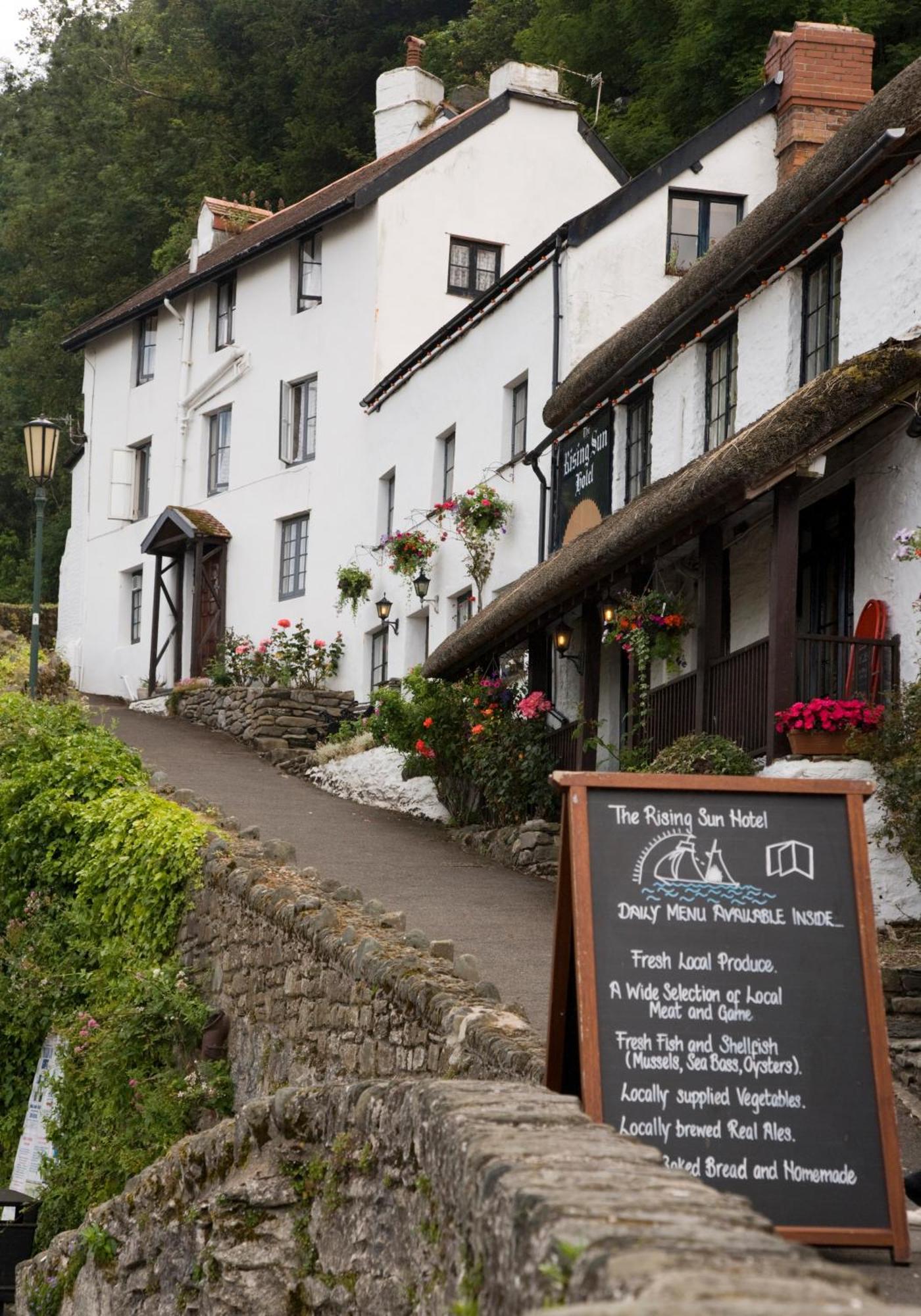 Rising Sun Hotel Lynmouth Exteriör bild